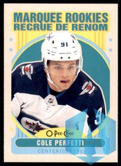 2021-22 Series 2 O-Pee-Chee Retro Update Rookies #613 Cole Perfetti